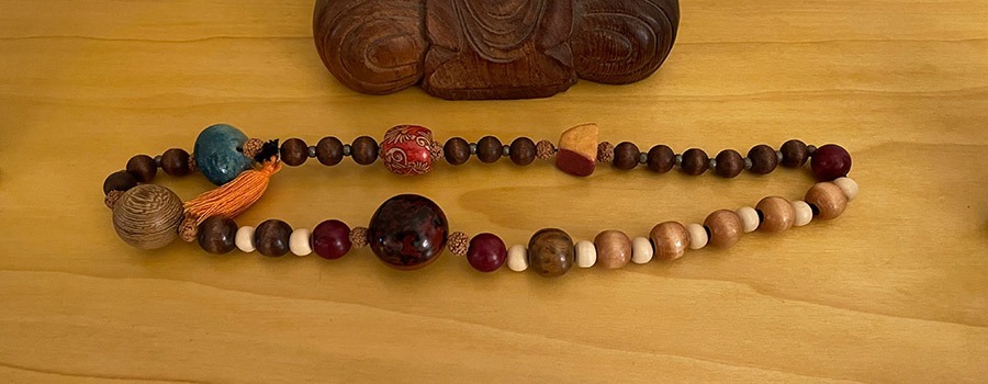 Cedar Characters Mala Beads - Still Sitting Meditation Supply