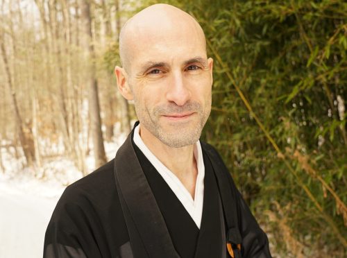 Hokyu Aronson – robe + rakusu portrait